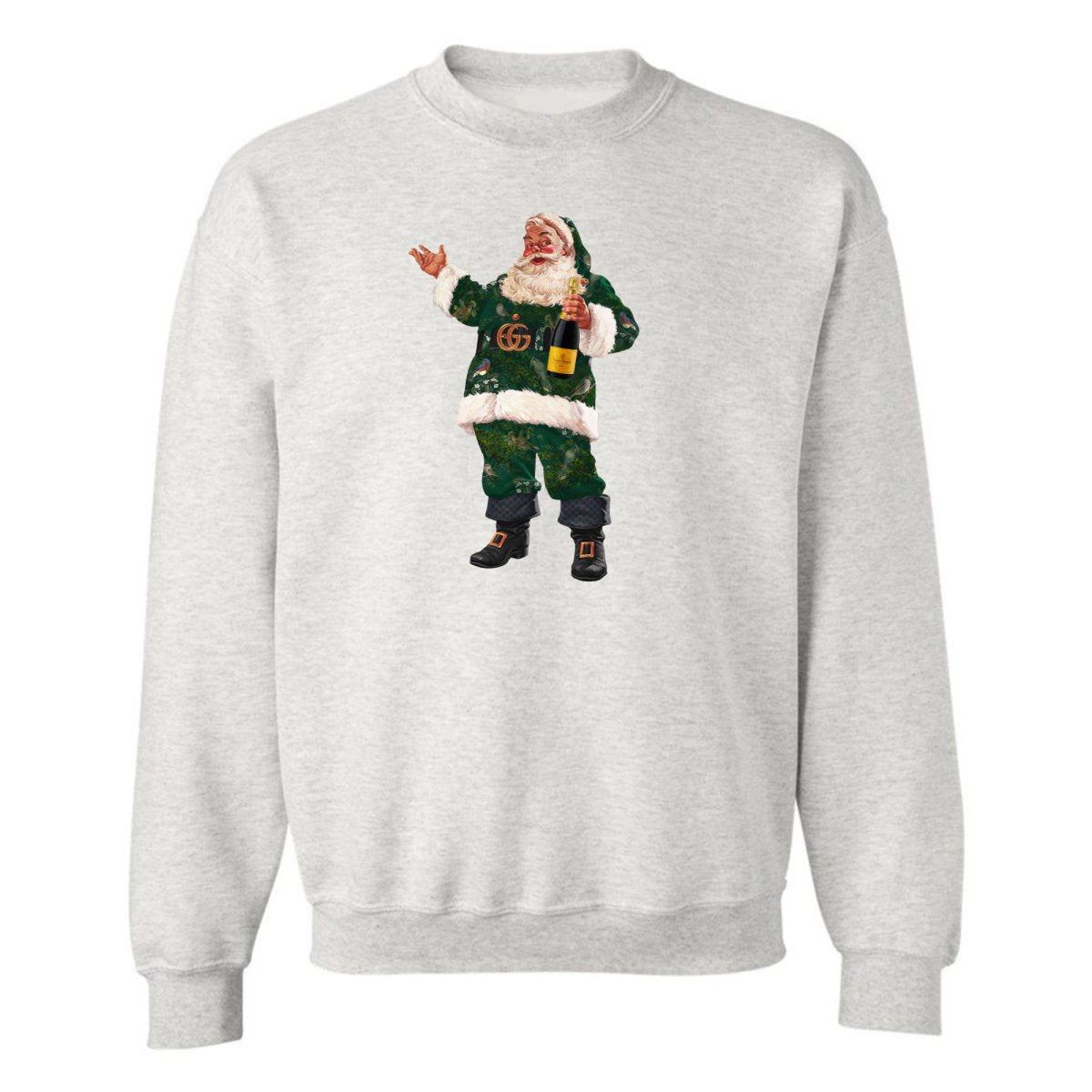 'Fashion Santa' Crewneck Sweatshirt - United Monograms