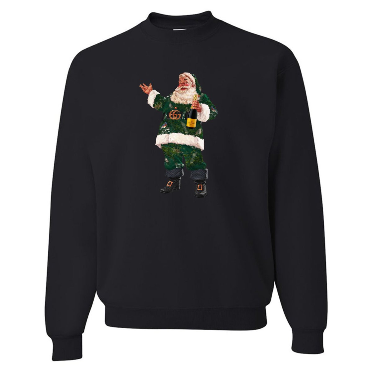 'Fashion Santa' Crewneck Sweatshirt - United Monograms