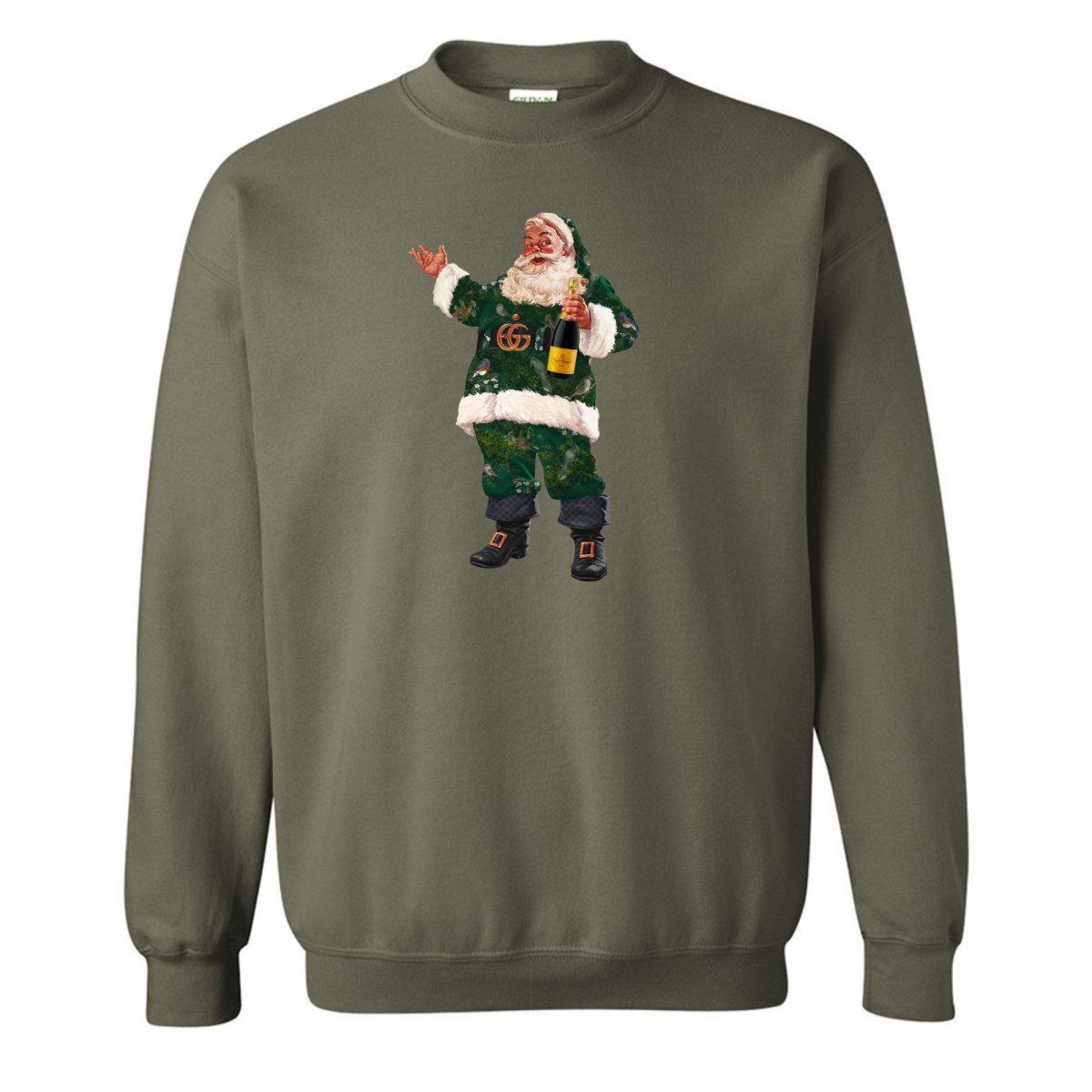'Fashion Santa' Crewneck Sweatshirt - United Monograms