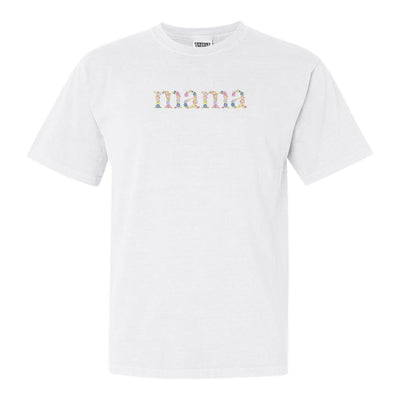 'Floral Mama' Comfort Colors T-Shirt - United Monograms