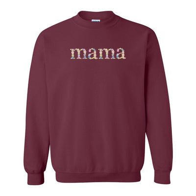 'Floral Mama' Crewneck Sweatshirt - United Monograms