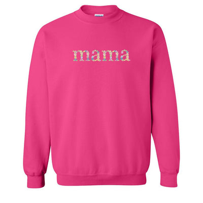 'Floral Mama' Crewneck Sweatshirt - United Monograms