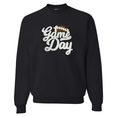 Football 'Game Day' Letter Patch Crewneck Sweatshirt - United Monograms