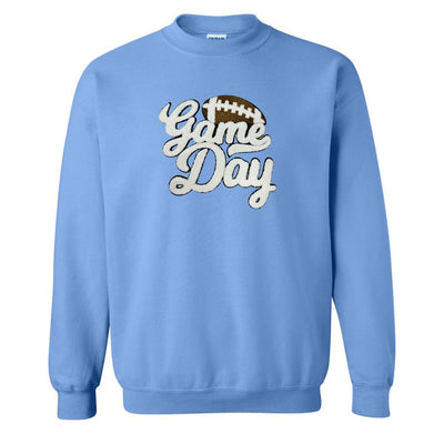 Football 'Game Day' Letter Patch Crewneck Sweatshirt - United Monograms