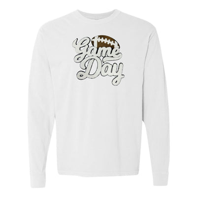 Football 'Game Day' Letter Patch Long Sleeve T-Shirt - United Monograms