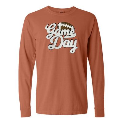 Football 'Game Day' Letter Patch Long Sleeve T-Shirt - United Monograms