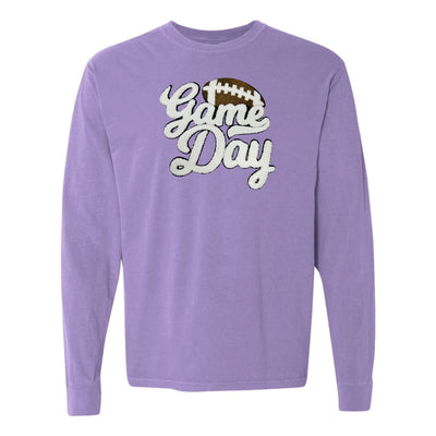 Football 'Game Day' Letter Patch Long Sleeve T-Shirt - United Monograms