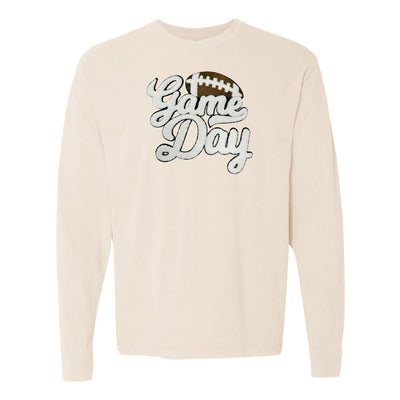 Football 'Game Day' Letter Patch Long Sleeve T-Shirt - United Monograms