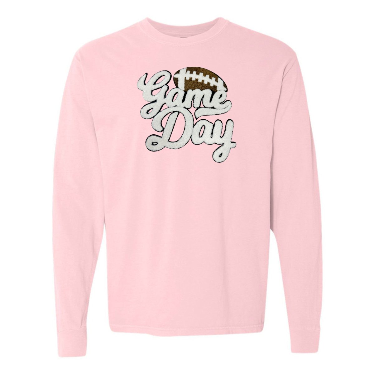 Football 'Game Day' Letter Patch Long Sleeve T-Shirt - United Monograms