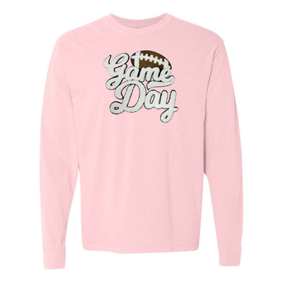 Football 'Game Day' Letter Patch Long Sleeve T-Shirt - United Monograms