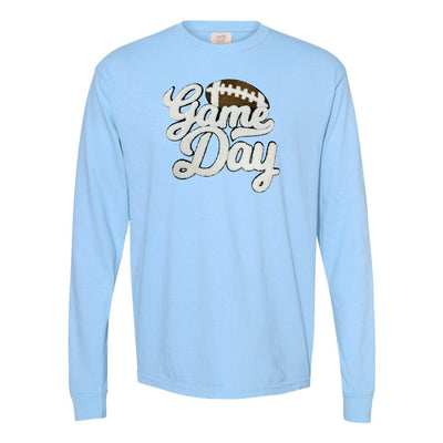 Football 'Game Day' Letter Patch Long Sleeve T-Shirt - United Monograms