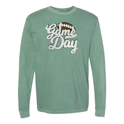 Football 'Game Day' Letter Patch Long Sleeve T-Shirt - United Monograms