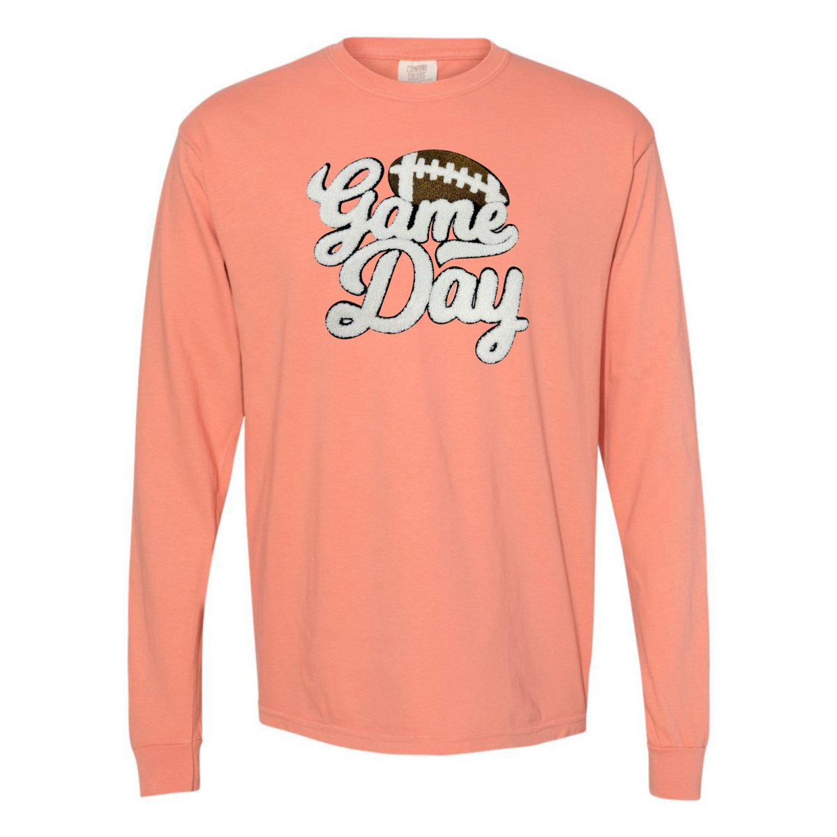 Football 'Game Day' Letter Patch Long Sleeve T-Shirt - United Monograms