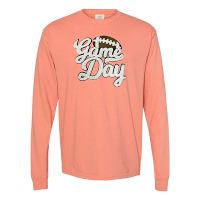 Football 'Game Day' Letter Patch Long Sleeve T-Shirt - United Monograms