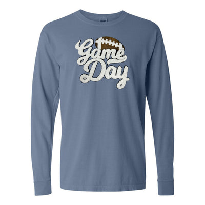 Football 'Game Day' Letter Patch Long Sleeve T-Shirt - United Monograms