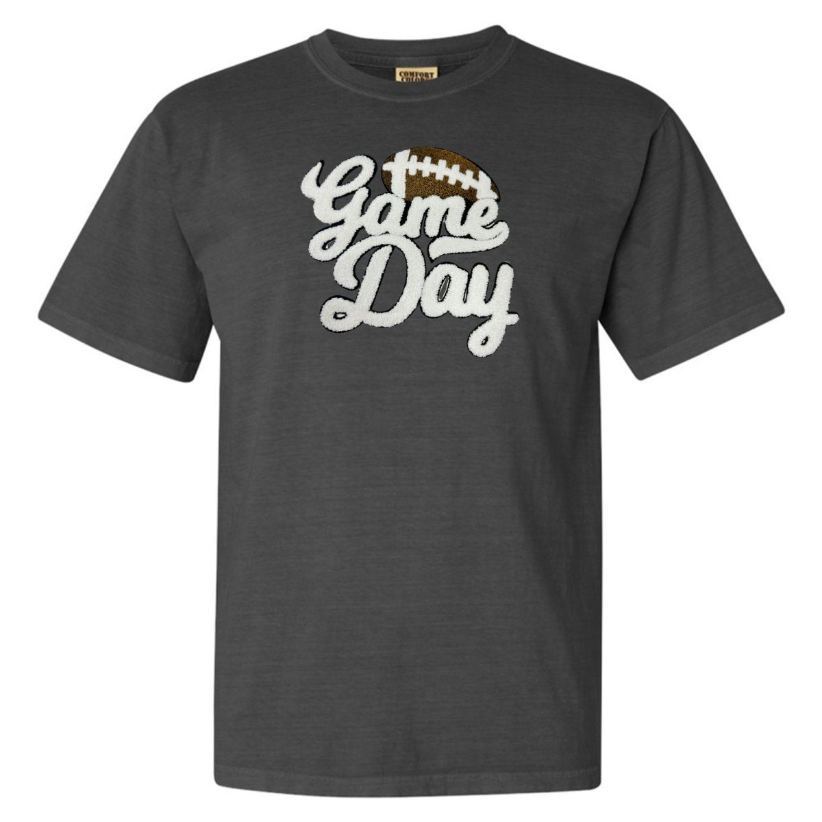 Football 'Game Day' Letter Patch T-Shirt - United Monograms