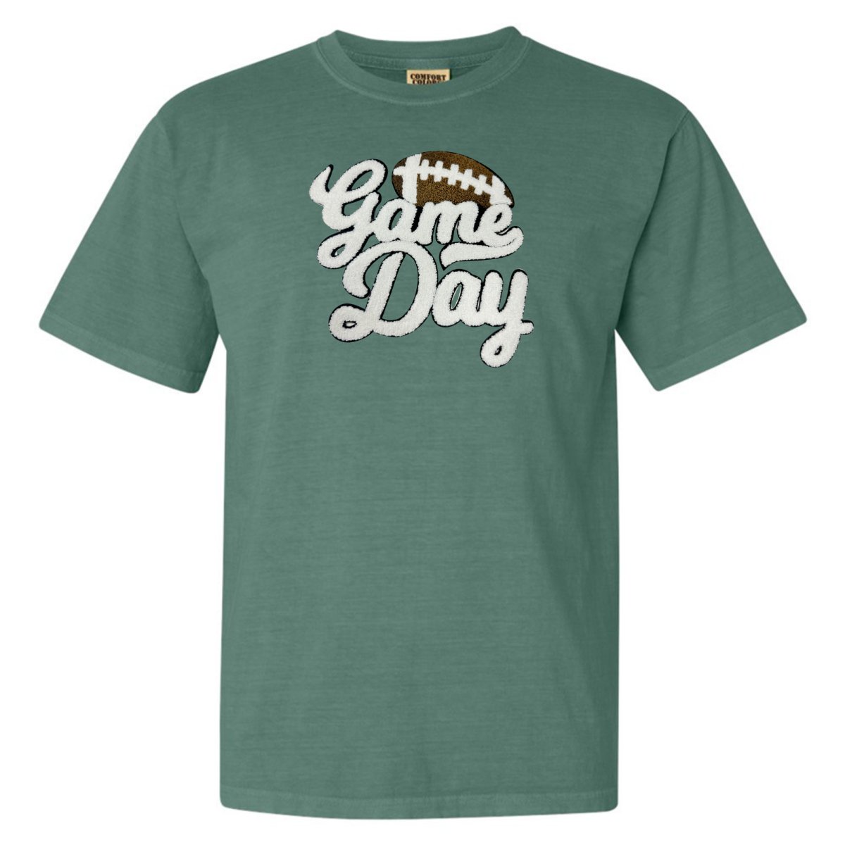 Football 'Game Day' Letter Patch T-Shirt - United Monograms