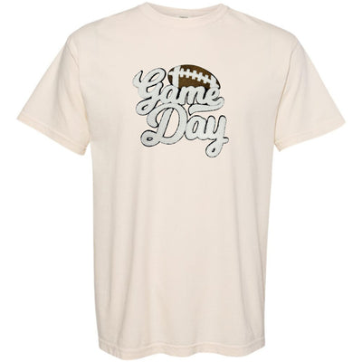 Football 'Game Day' Letter Patch T-Shirt - United Monograms