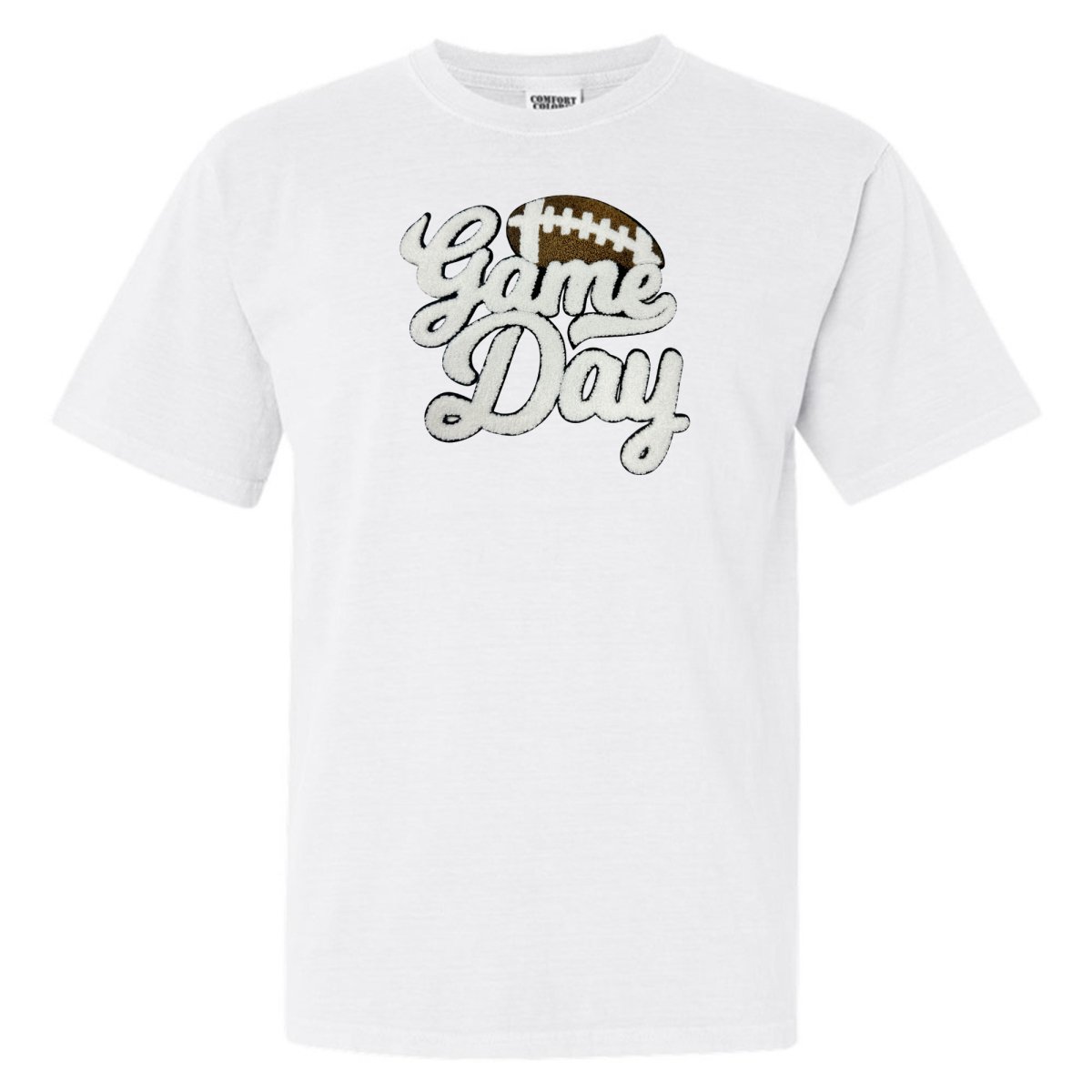 Football 'Game Day' Letter Patch T-Shirt - United Monograms