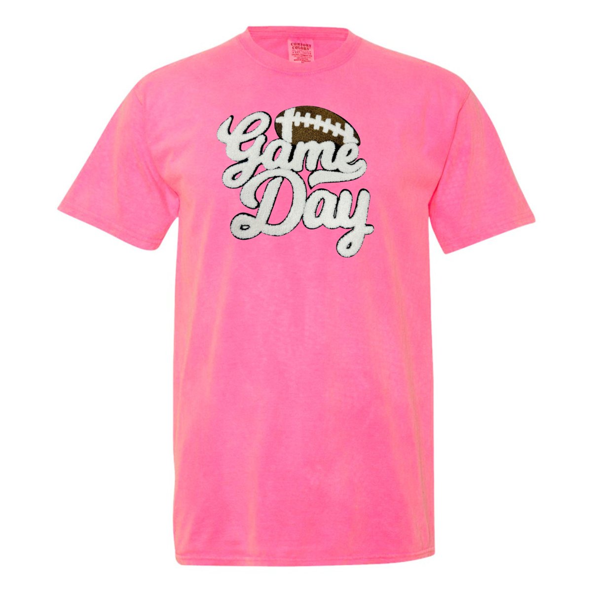 Football 'Game Day' Letter Patch T-Shirt - United Monograms