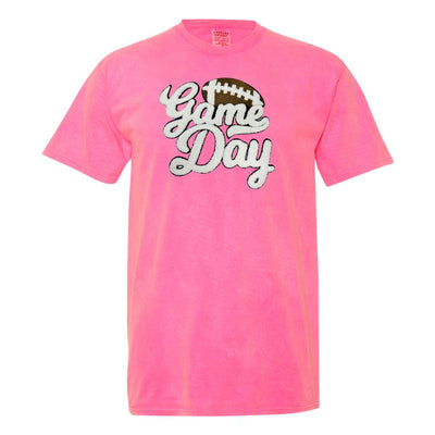 Football 'Game Day' Letter Patch T-Shirt - United Monograms