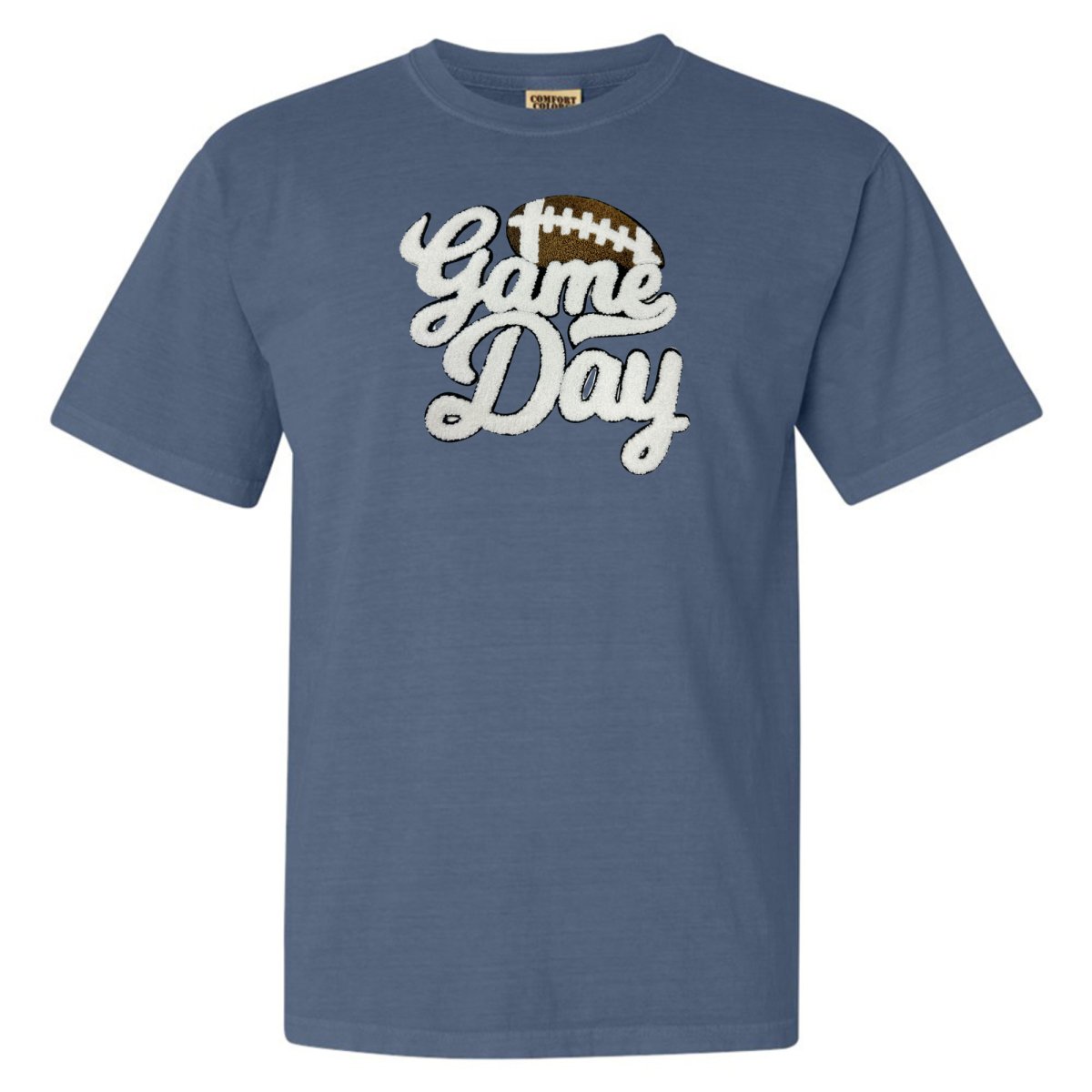 Football 'Game Day' Letter Patch T-Shirt - United Monograms