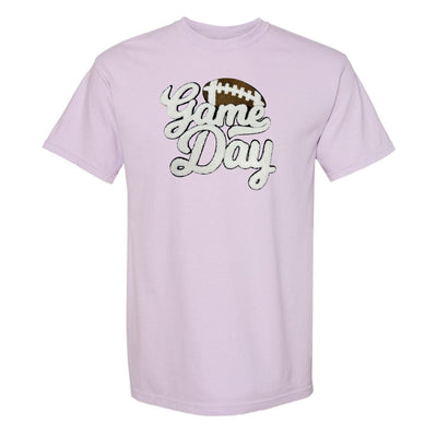 Football 'Game Day' Letter Patch T-Shirt - United Monograms