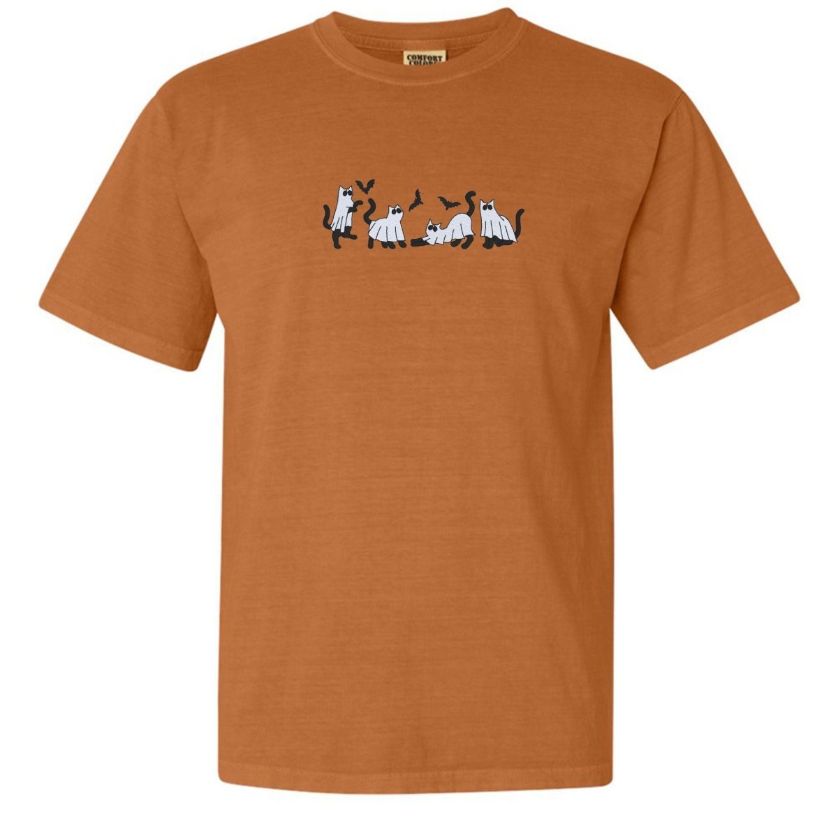 'Ghost Cats' Embroidered T-Shirt - United Monograms