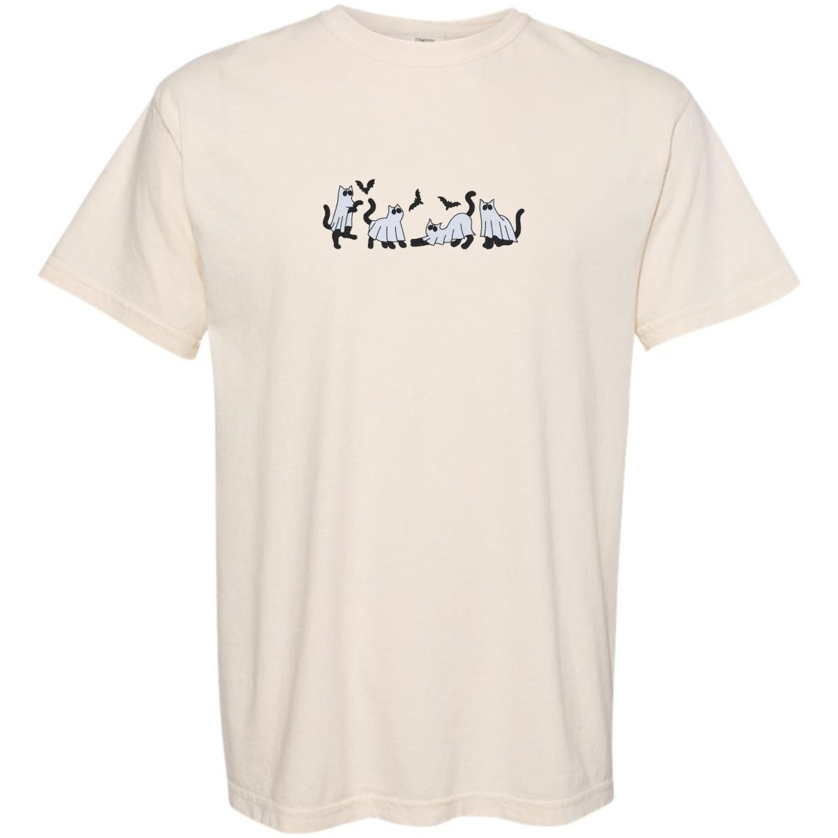 'Ghost Cats' Embroidered T-Shirt - United Monograms