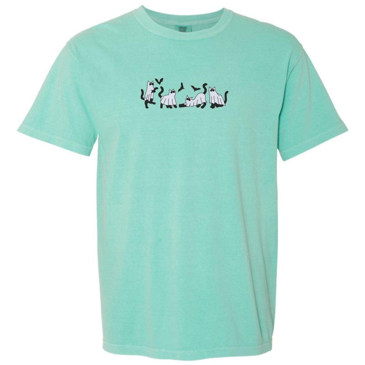 'Ghost Cats' Embroidered T-Shirt - United Monograms