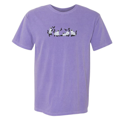 'Ghost Cats' Embroidered T-Shirt - United Monograms