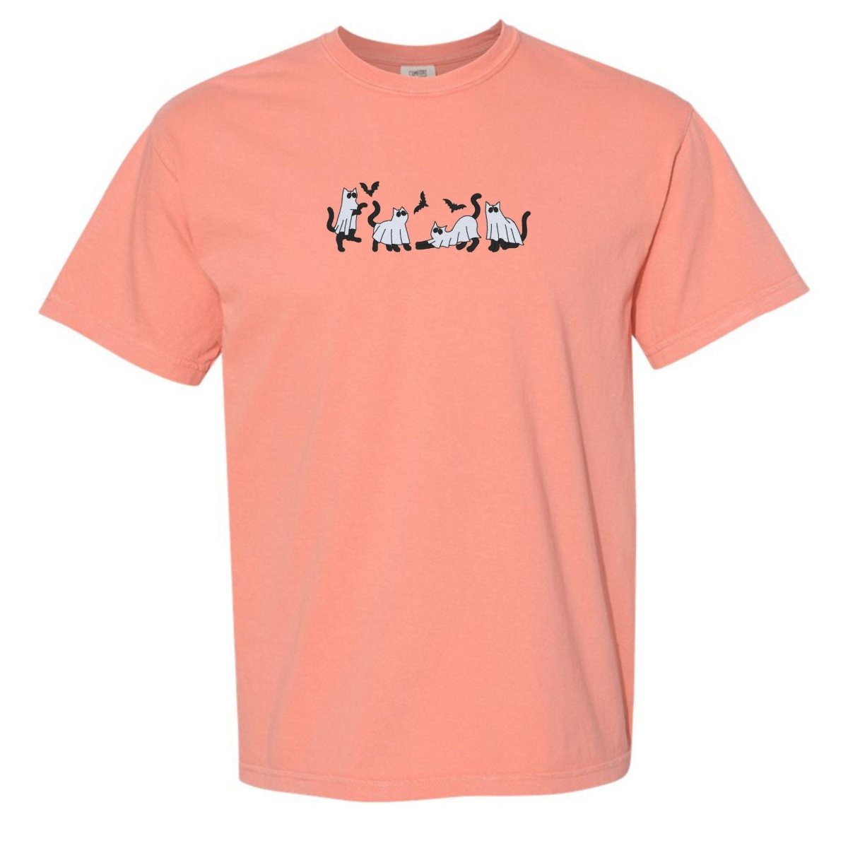 'Ghost Cats' Embroidered T-Shirt - United Monograms