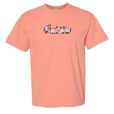 'Ghost Cats' Embroidered T-Shirt - United Monograms