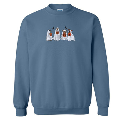 'Ghost Dogs' Embroidered Crewneck Sweatshirt - United Monograms