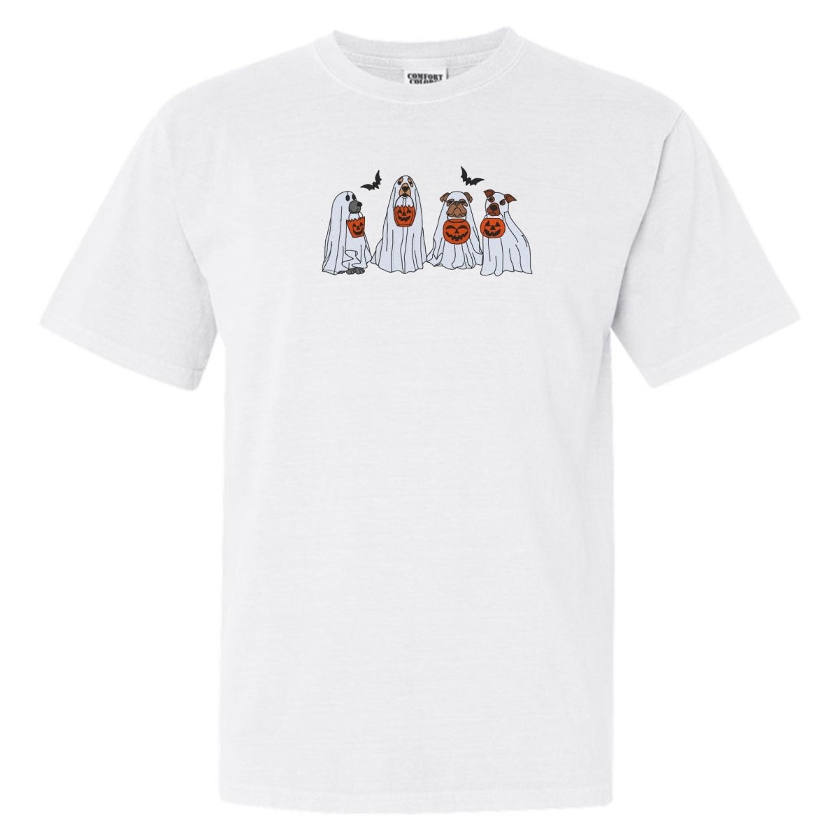 'Ghost Dogs' Embroidered T-Shirt - United Monograms