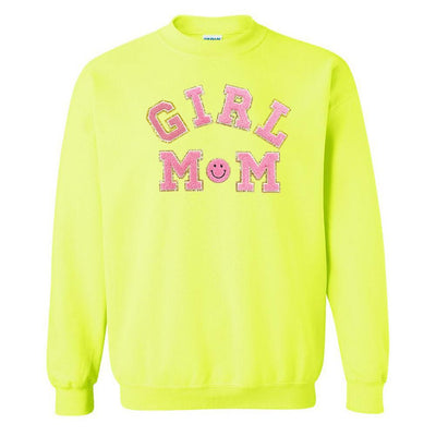 Girl Mom Letter Patch Sweatshirt - United Monograms