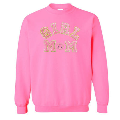 Girl Mom Letter Patch Sweatshirt - United Monograms