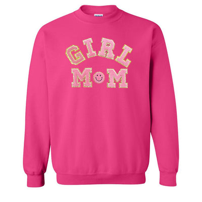 Girl Mom Letter Patch Sweatshirt - United Monograms