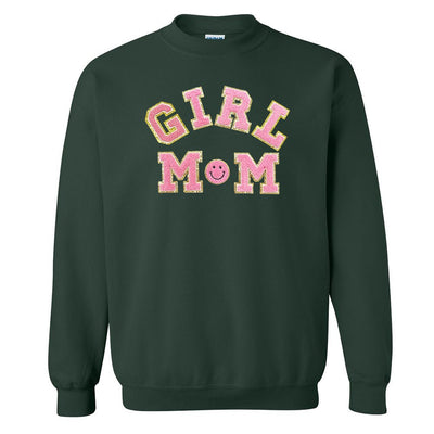 Girl Mom Letter Patch Sweatshirt - United Monograms