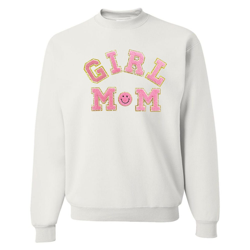 Girl Mom Letter Patch Sweatshirt - United Monograms
