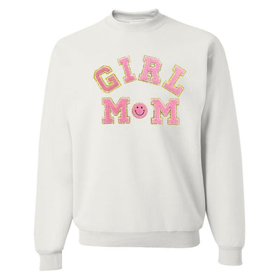 Girl Mom Letter Patch Sweatshirt - United Monograms