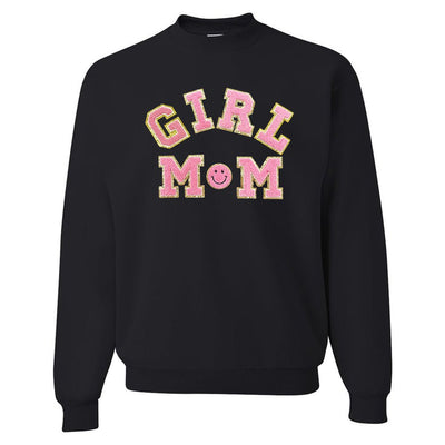 Girl Mom Letter Patch Sweatshirt - United Monograms