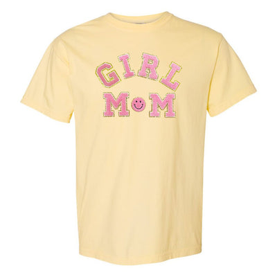 Girl Mom Letter Patch T-Shirt - United Monograms