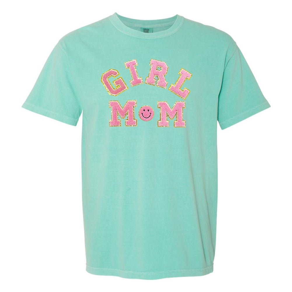 Girl Mom Letter Patch T-Shirt - United Monograms