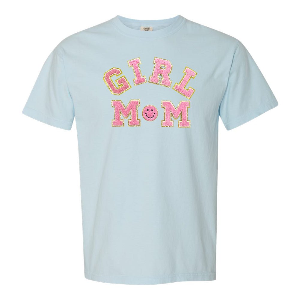 Girl Mom Letter Patch T-Shirt - United Monograms