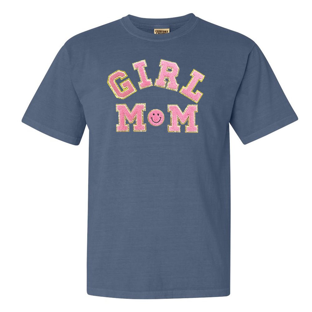 Girl Mom Letter Patch T-Shirt - United Monograms