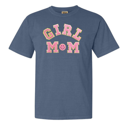 Girl Mom Letter Patch T-Shirt - United Monograms