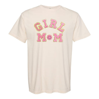 Girl Mom Letter Patch T-Shirt - United Monograms