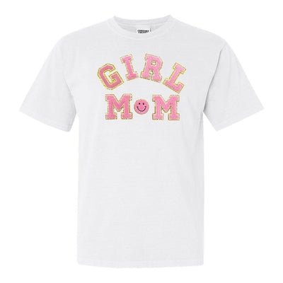 Girl Mom Letter Patch T-Shirt - United Monograms