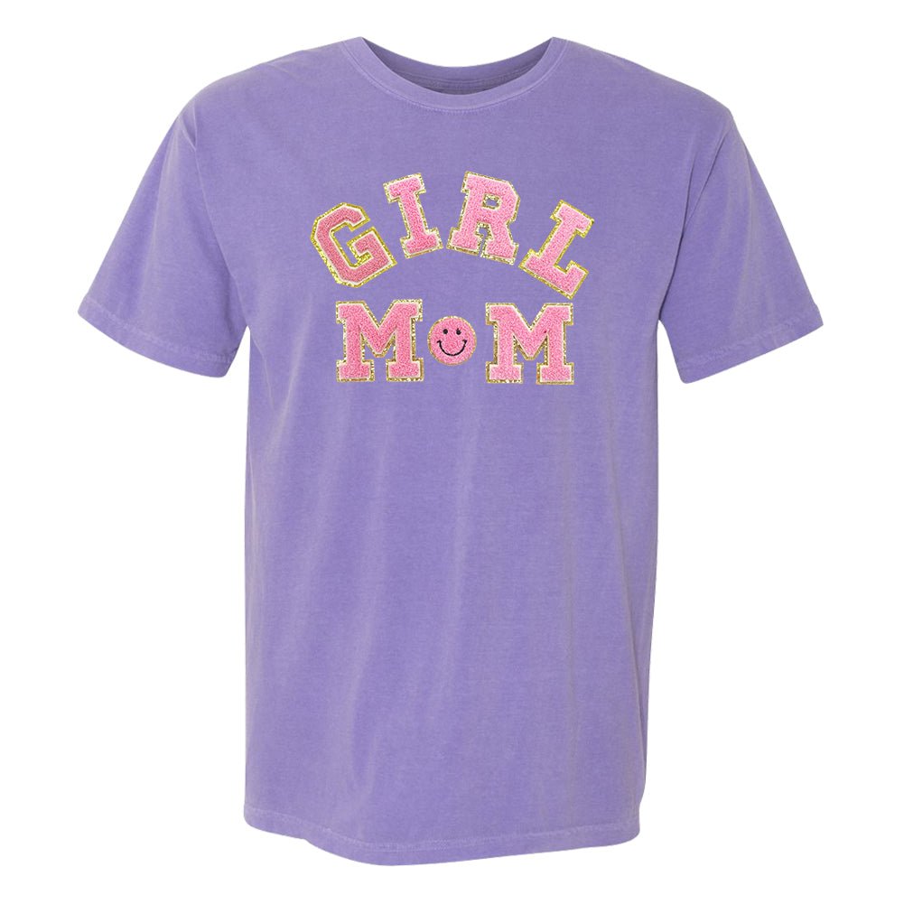 Girl Mom Letter Patch T-Shirt - United Monograms